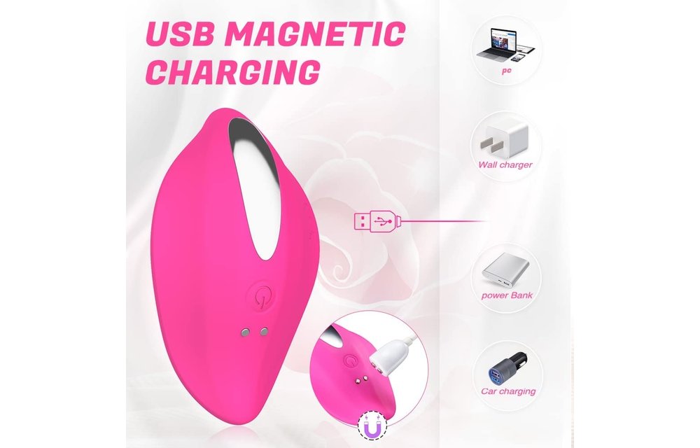Adult Sex Toys -Remote Controlled Wearable Panty Invisible Clitoral Stimulator for Couples