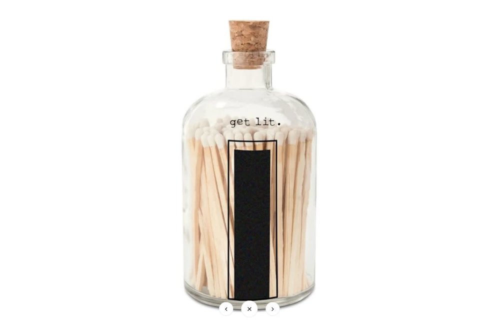 Graffiti Library - Matches Bottle