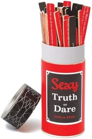 Adult Sex Toys - Sexy Truth or Dare: Pick-a-Stick (Sexy Date Night Truth or Dare for Couples, Naughty Adult Game for Couples)