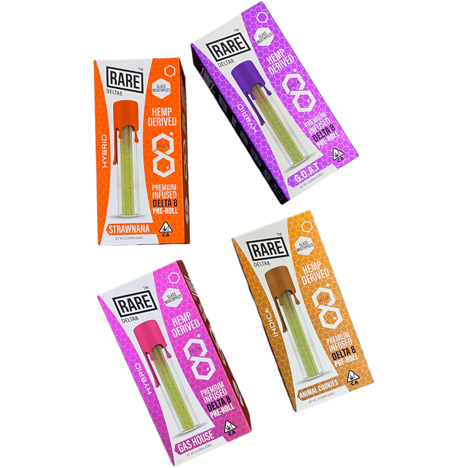 Rare Rare Delta 8 PreRoll TGRNOW Smoke Vape Delivery Los Angeles