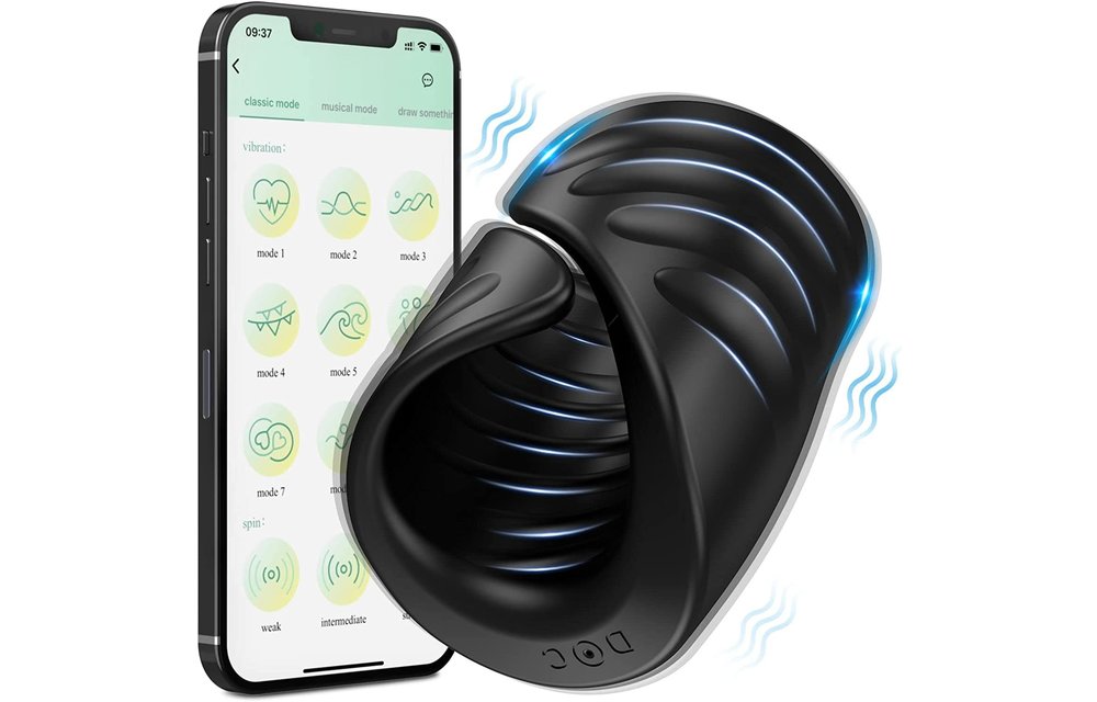 Adult Sex Toys -Male Masturbator Glans Trainer Stimulator with APP Control