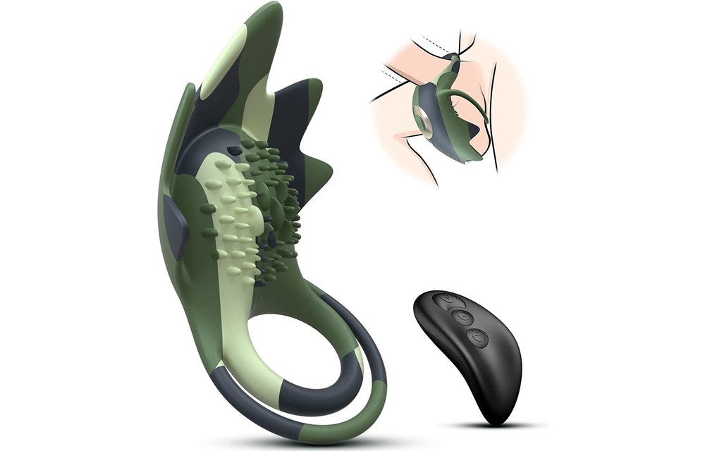 Adult Sex Toys - Vibrating Penis Ring with Testicles Teaser