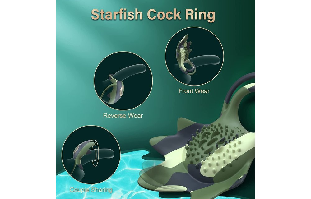 Adult Sex Toys - Vibrating Penis Ring with Testicles Teaser