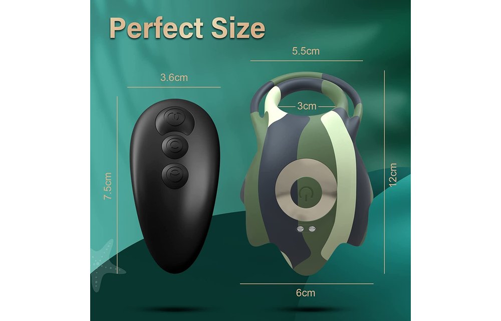 Adult Sex Toys - Vibrating Penis Ring with Testicles Teaser