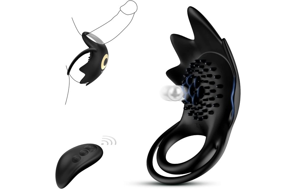Adult Sex Toys - Vibrating Penis Ring with Testicles Teaser