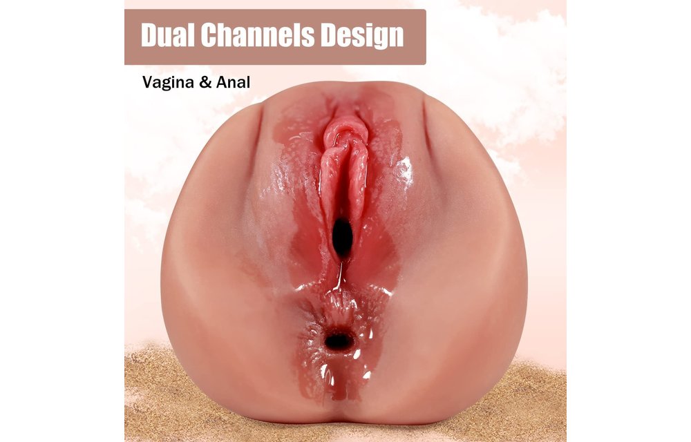 Adult Sex Toys - Realistic Masturbator Twin Tunnels Realistic Vagina and Ass