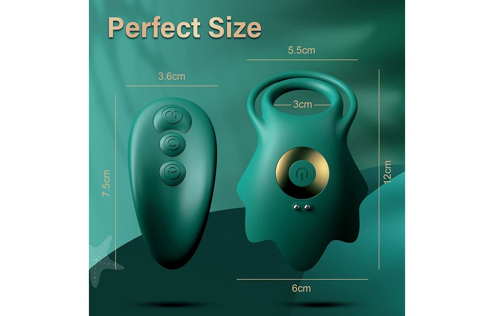 Adult Sex Toys - Vibrating Penis Ring with Testicles Teaser