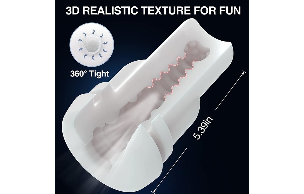 Adult Sex Toys - Male Masturbator Sucking, Vibrating, Stroking and Heating Masturbation Cup