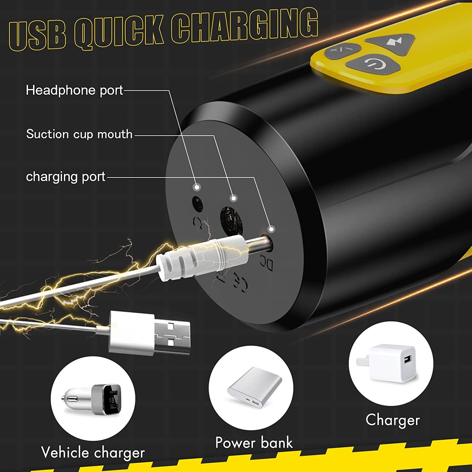 Adult Sex Toys - Male Masturbator Cup with Thrusting & Rotating Modes