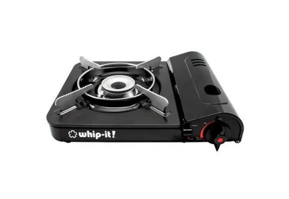 Whip It! - Butane Stove w/ Adjustable Flame & Carrying Case