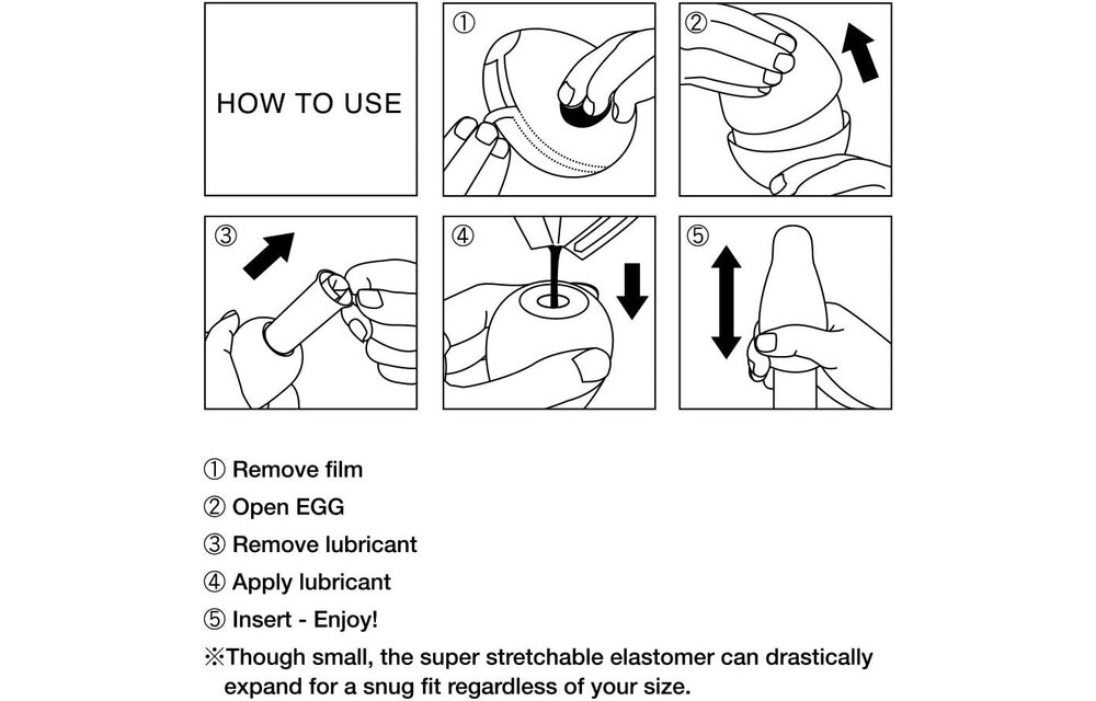 Adult Sex Toy - Easy Beat Tenga Egg Male Masturbator - SHINY