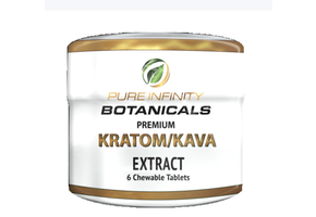 Pure Infinity Botanicals - Kratom Kava Extracts Tablets 6ct