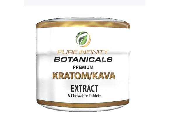 Pure Infinity Botanicals - Kratom Kava Extracts Tablets 6ct