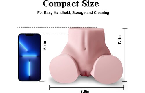 Adult Sex Toy - Realistic  Pocket Pussy Ass Male Masturbator FLESH