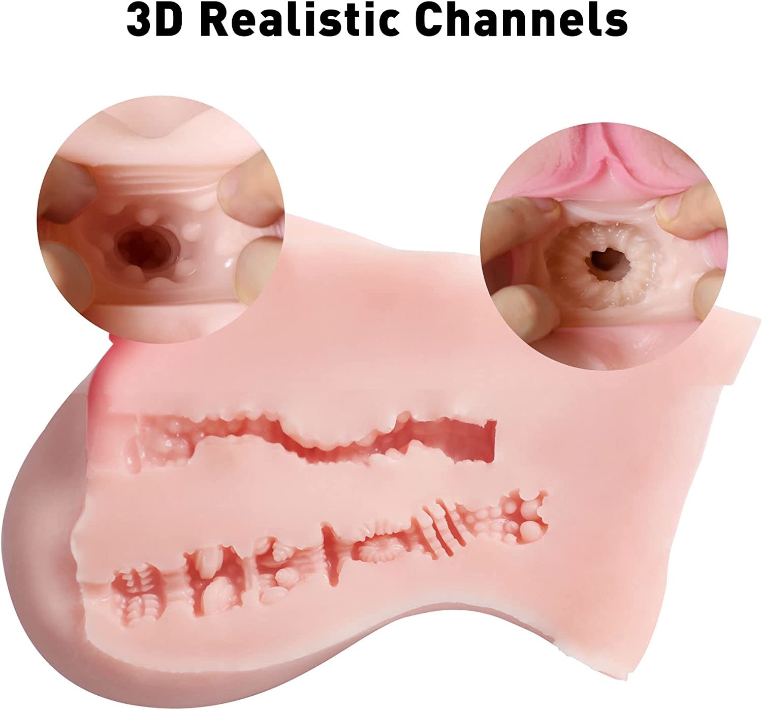 Adult Sex Toy - Realistic Pocket Pussy Ass Male Masturbator FLESH