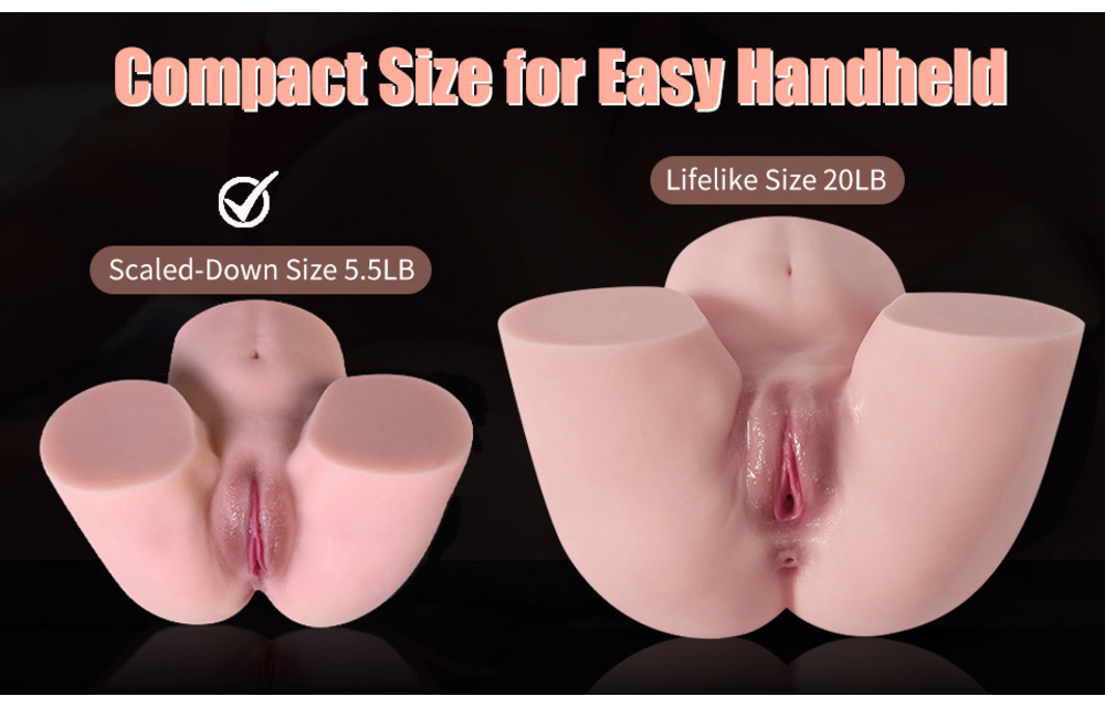 Adult Sex Toy - Realistic Pocket Pussy Ass Male Masturbator FLESH