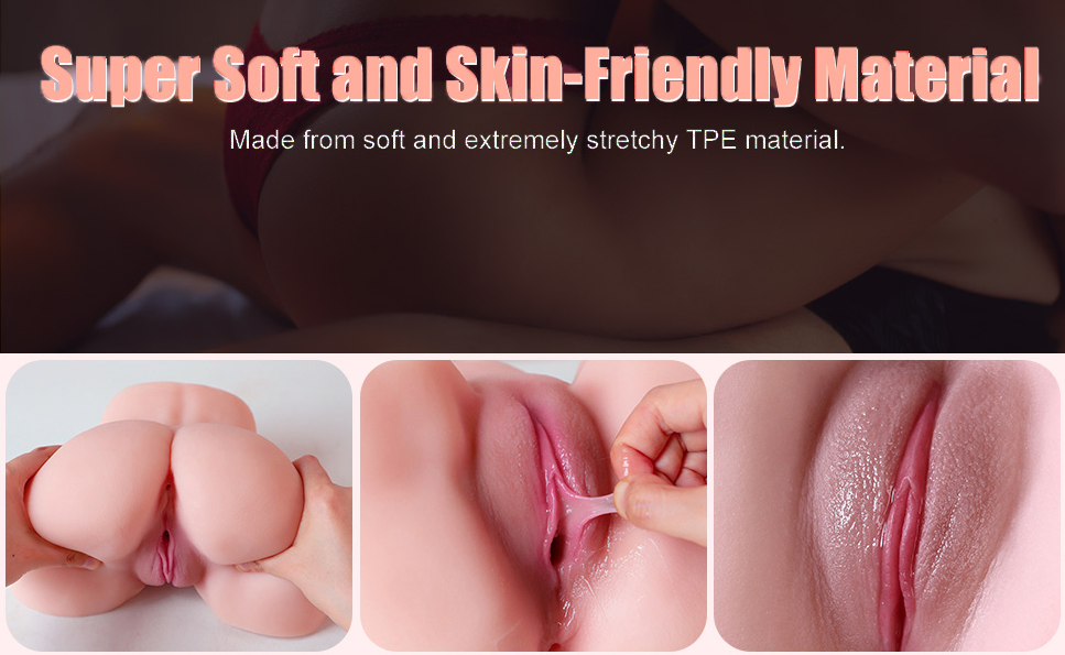 Adult Sex Toy - Realistic Pocket Pussy Ass Male Masturbator FLESH