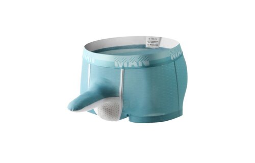 Mens Ice Silk Elephant Nose Boxer Briefs Pouch Underwear 3 pairs