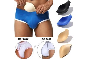Men Bulge Enhancing Underwear Cup Sponge Pad