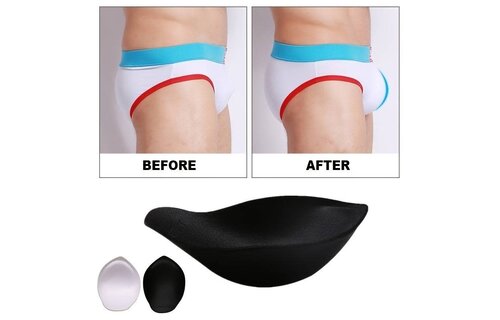 Men Bulge Enhancing Underwear Cup Sponge Pad