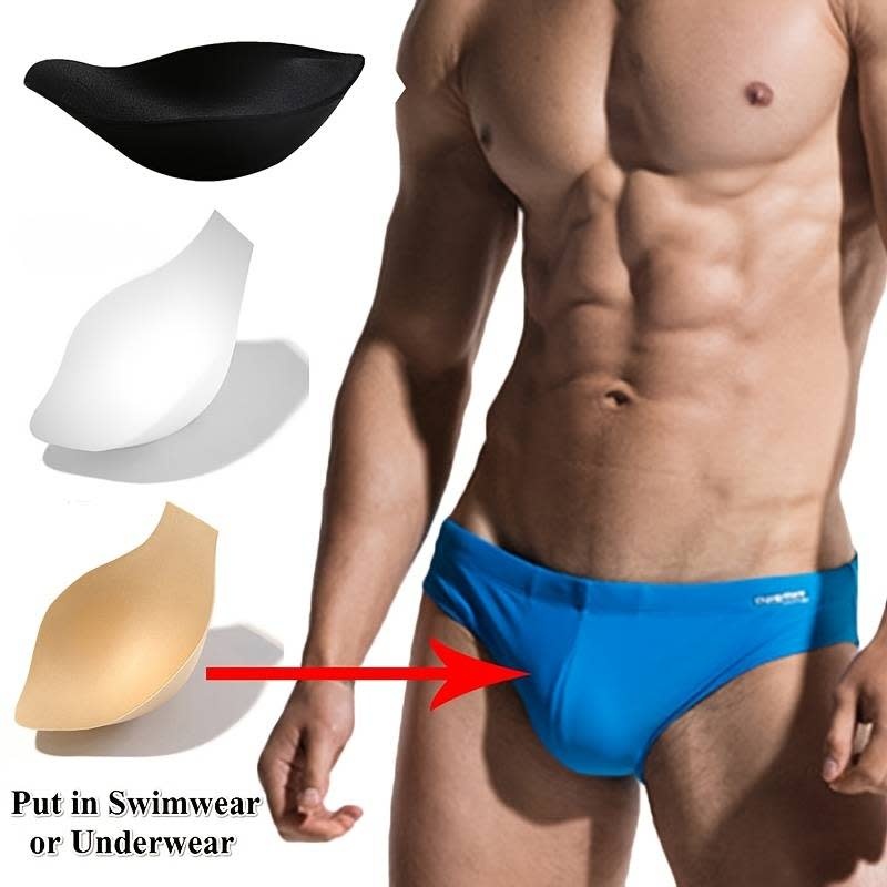 Men Bulge Enhancing Underwear Cup Sponge Pad