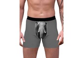 Mens Elephant Funny Novelty Pouch Boxer