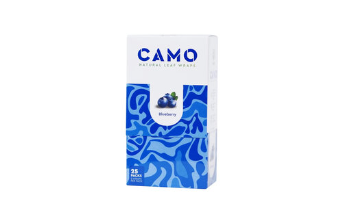 Afghan Hemp - Natural Leaf Wraps CAMO 5ct Blueberry