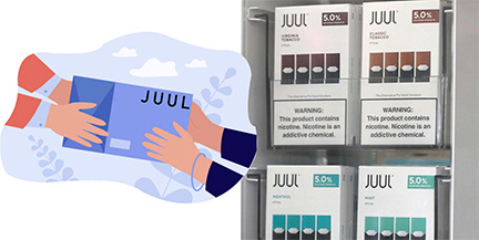 Juul-Pods-Menthol-Vape-Delivery-in-Los-Angeles-Door-Service