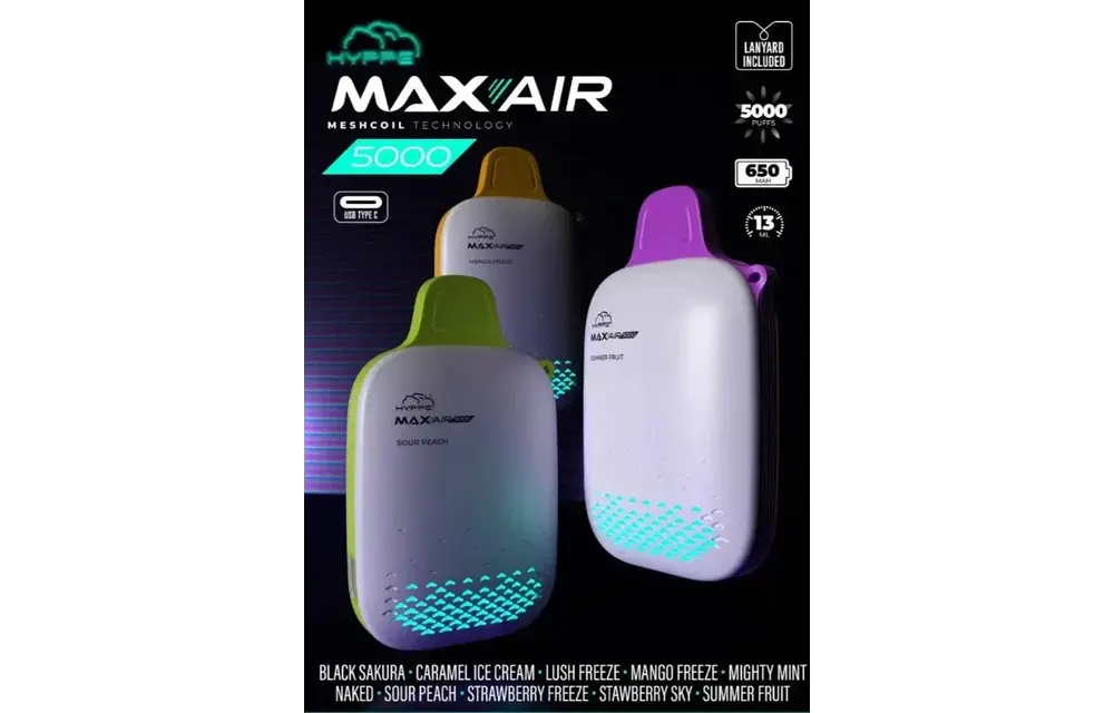 Hyppe - Disposable Vape MAX AIR 5000 Puffs