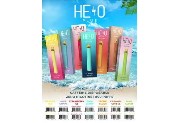 Helo Plus -  Disposable Caffeine Vape 800 Puffs