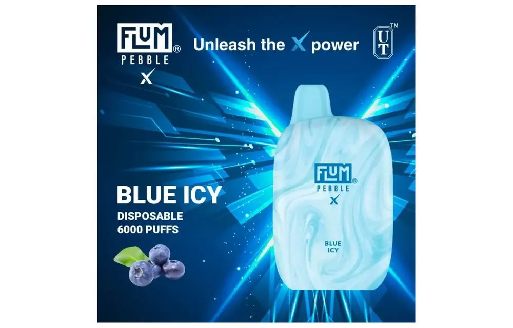 Flum - Disposable Mesh Coil Vape PEBBLE X Non-Rechargeable 6000 Puffs