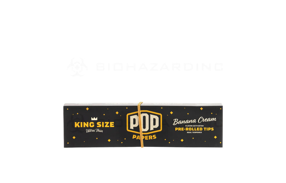 POP - Rolling Papers Banana Cream King Size & Tips