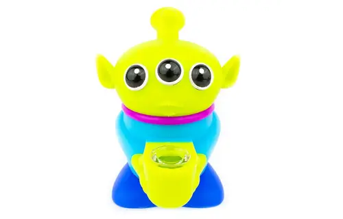 3 Eye Alien Silicone Hand Pipe