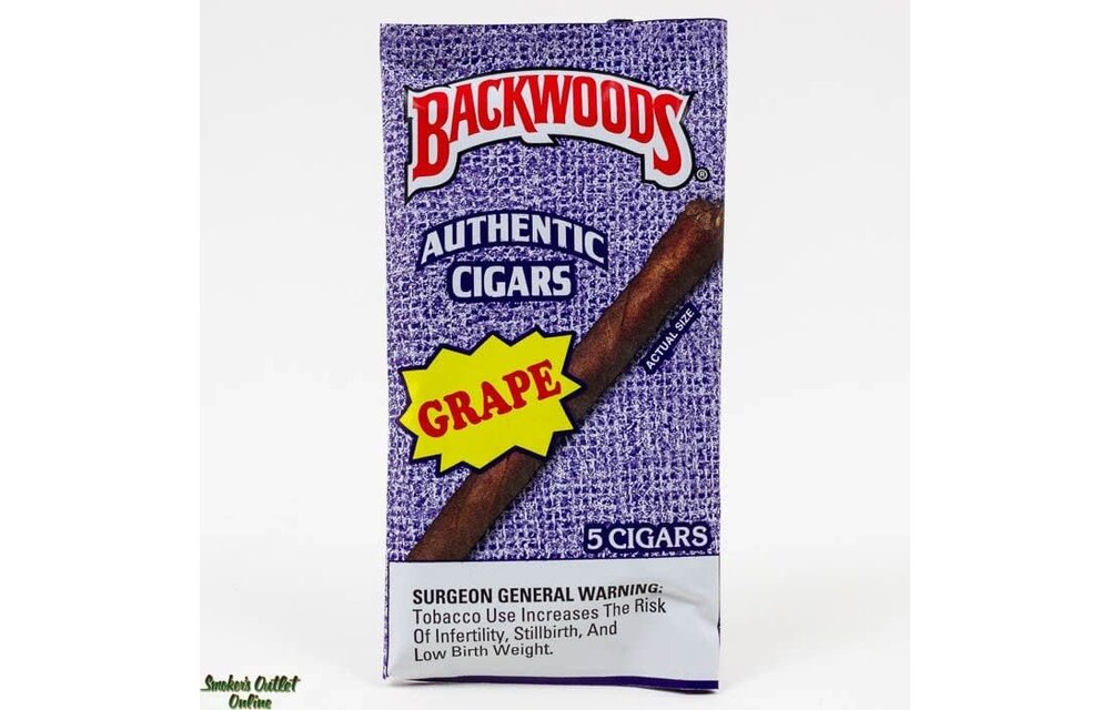 Backwoods - Blunt Wraps Grape 5pk. - TGR-NOW Smoke Vape Delivery Los Angeles