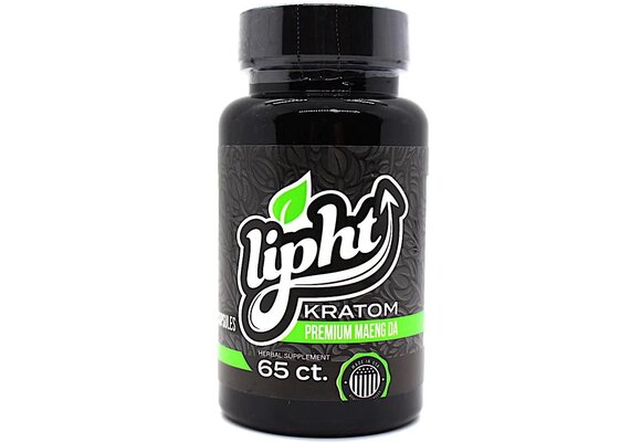 Lipht - Kratom Capsule Premium Maeng Da 65ct