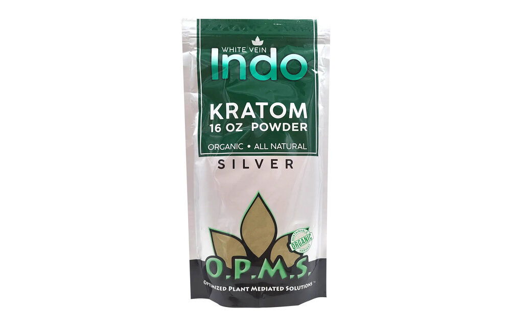 OPMS - Kratom Powder Silver Indo 16oz