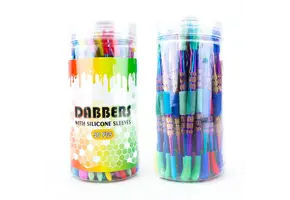 Dabbers w/ Silicone Sleeves - Concentrate Dab Tool Rainbow Anodized Stainless Steel