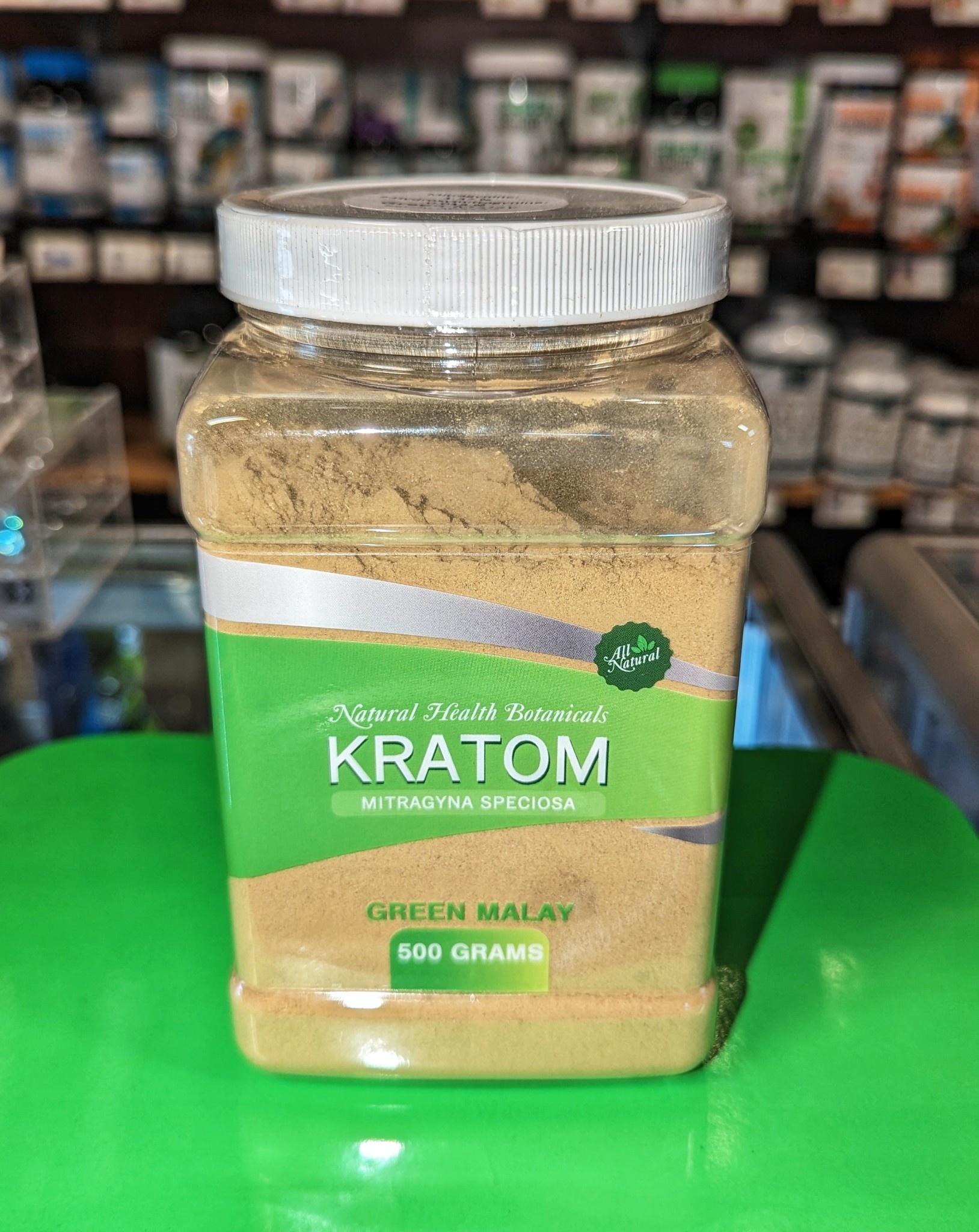 Natural Health Botanicals - Kratom Green Malay Powder 500g
