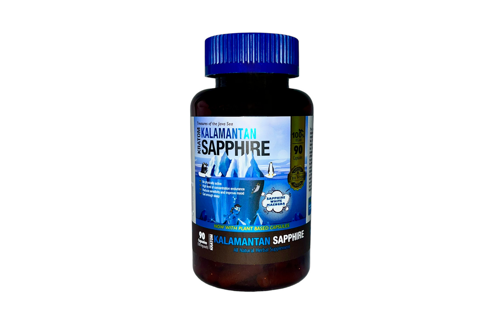 Bumble Bee - Kratom Capsule White Maeng Da Kalamantan Sapphire 90ct