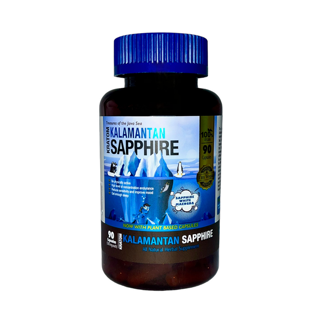 Bumble Bee - Kratom Capsule White Maeng Da Kalamantan Sapphire 90ct