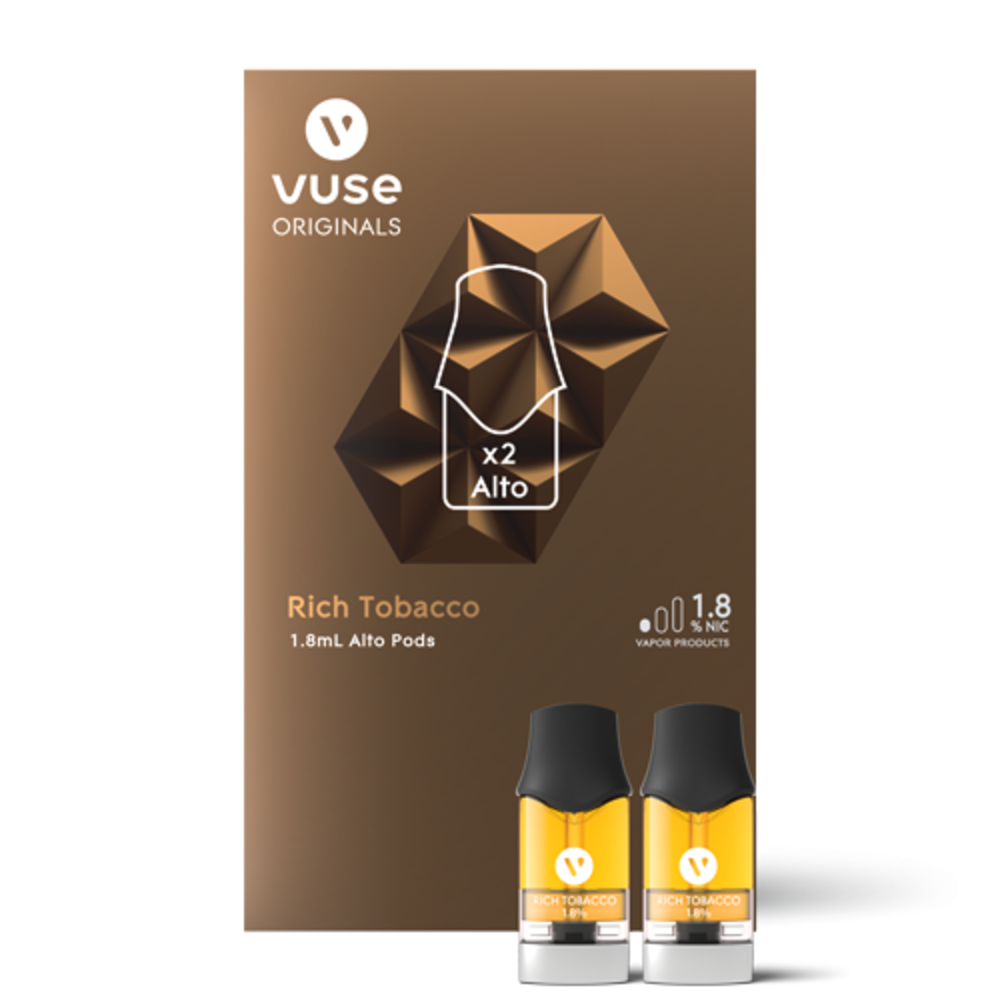 VUSE Refillable Pod Cartridge ALTO RichTobacco 1.8 (2pk 1.8ml) TGR