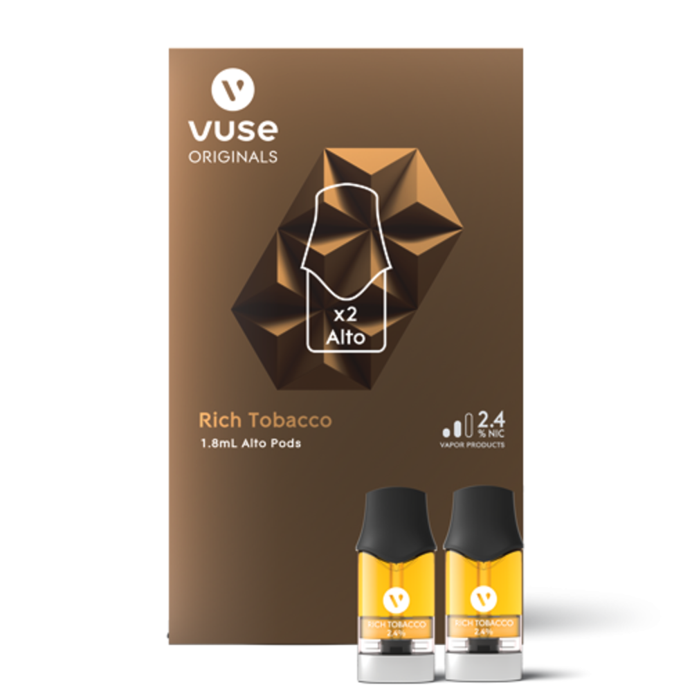 VUSE Refillable Pod Cartridge ALTO Rich Tobacco 2.4 (2pk 1.8ml