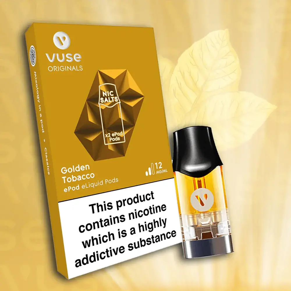 VUSE VUSE Refillable Pod Cartridge ALTO Golden Tobacco 1.8 (1pk 1