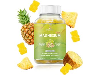 BeLive - Magnesium Glycinate Gummies Pinapple 60ct
