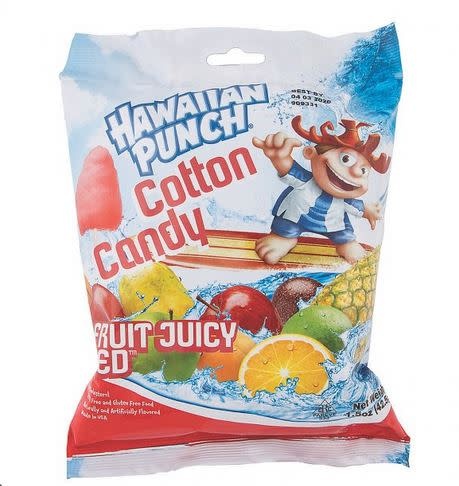 Hawaiian Punch - Exotic Snack Cotton Candy Fruit Juicy Red 1.5oz