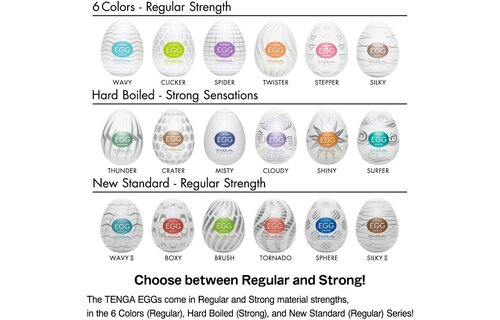 Adult Sex Toy - Best Tenga Egg Male Masturbator Wavy II