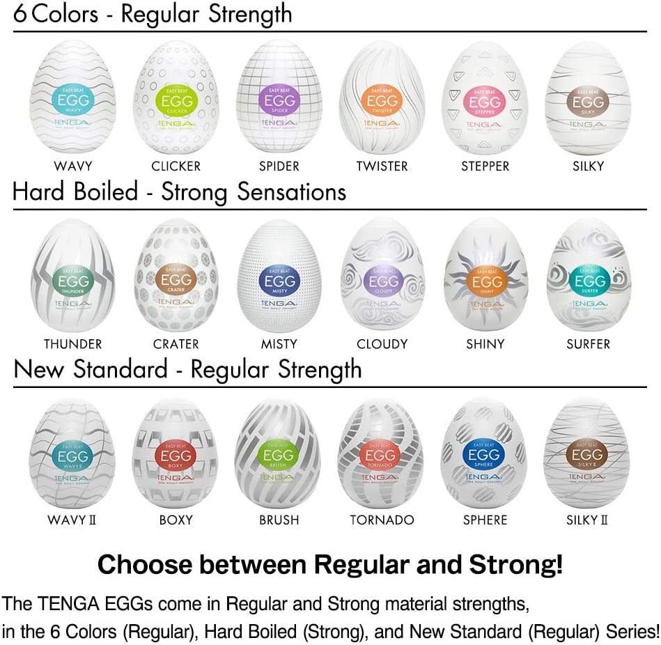 Adult Sex Toy - Best Tenga Egg Male Masturbator Wavy II