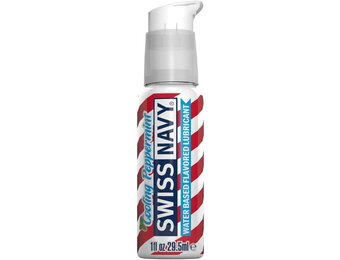 Sexual Lubricant - Swiss Navy Flavors Cooling Peppermint, 1 Fl. Oz