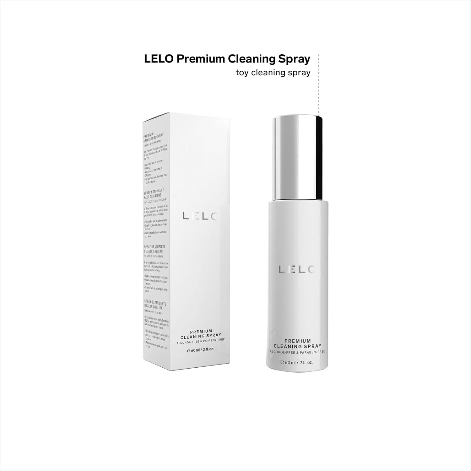 LELO Toy Cleaning Spray, Adult Toy Cleaner, Fast-Acting for Quick Maintenance (60 ml/2 fl. oz)