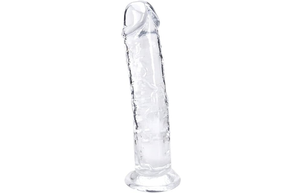 Adult Sex Toys - 7 Inches Small Clear with Strong Suction Cup Realistic Dildo for Beginner